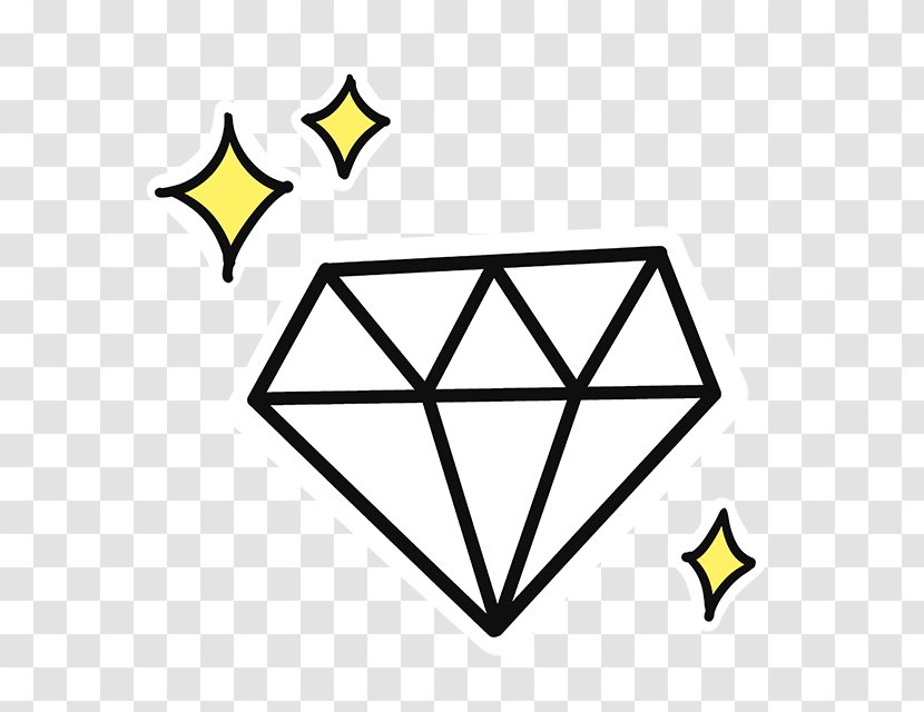 Diamond Cartoon - Search Engine - Sparkling Label Transparent PNG