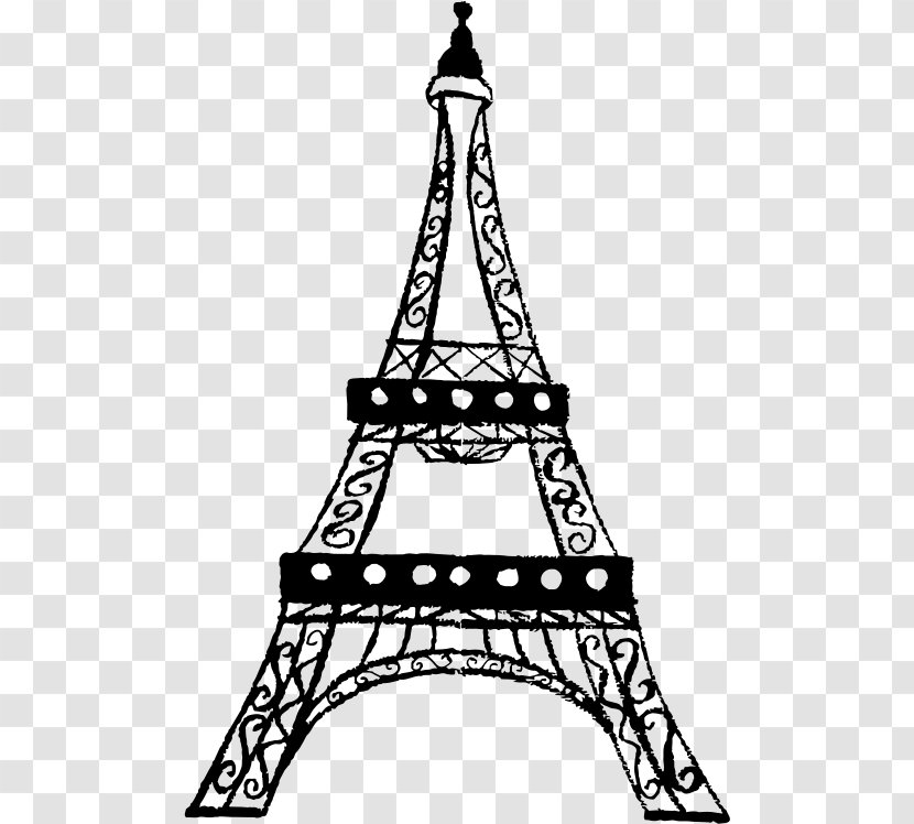 Eiffel Tower Clip Art - Monochrome Photography - French Transparent PNG