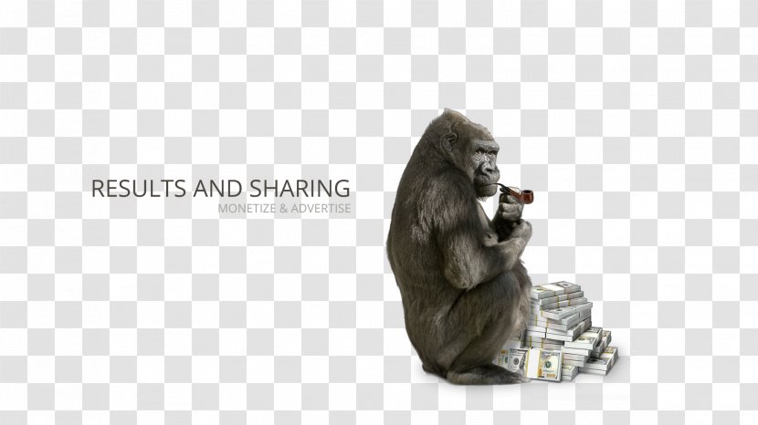 Gorilla Figurine Monkey - Great Ape - Kobold Suit Creative Combination Transparent PNG