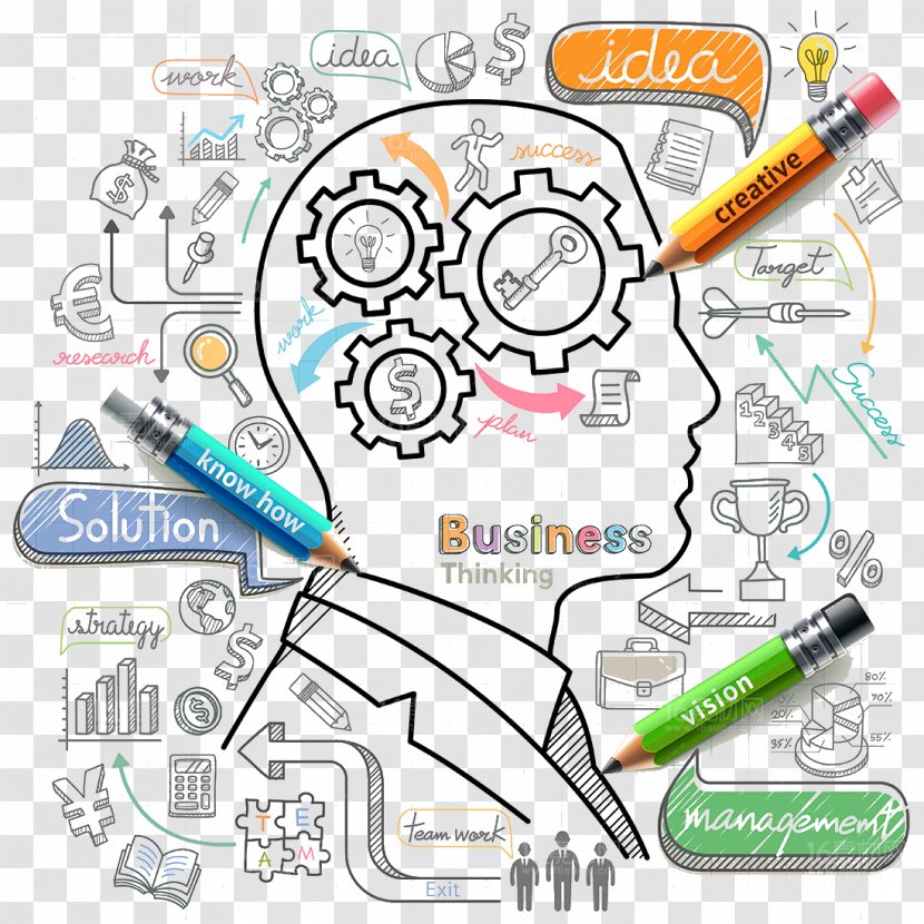 Stock Illustration Icon - Teacher - Brain Thinking Transparent PNG