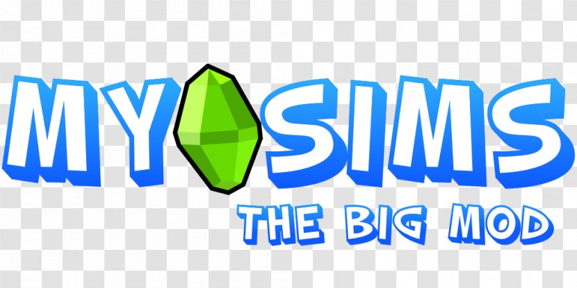 MySims Logo Mod PC Game Brand - My Sims - Green Transparent PNG