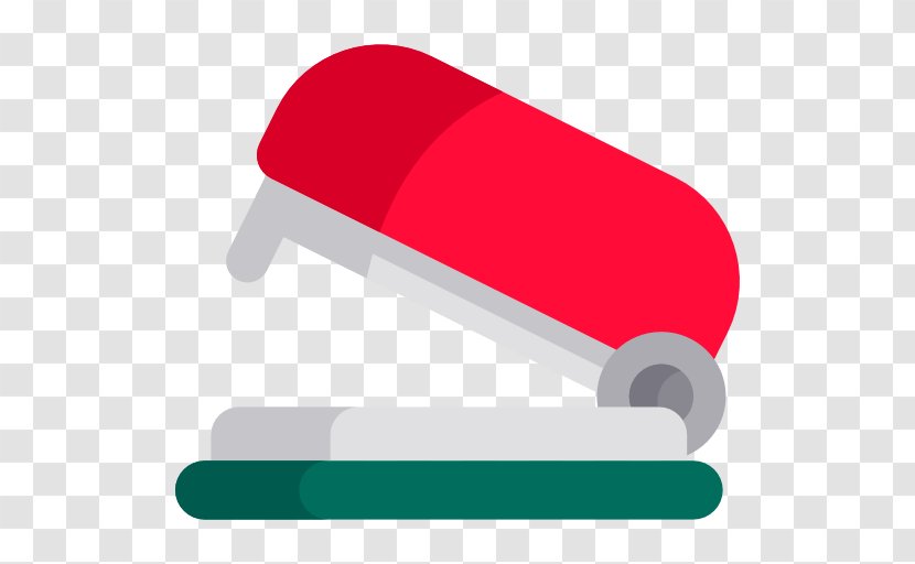 Staple-Free Stapler Paper Clinch Illustration Vector Graphics - Red Transparent PNG
