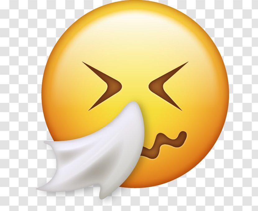IPhone Emoji Emoticon Smiley Sneeze - Movie - Apple Splash Transparent PNG