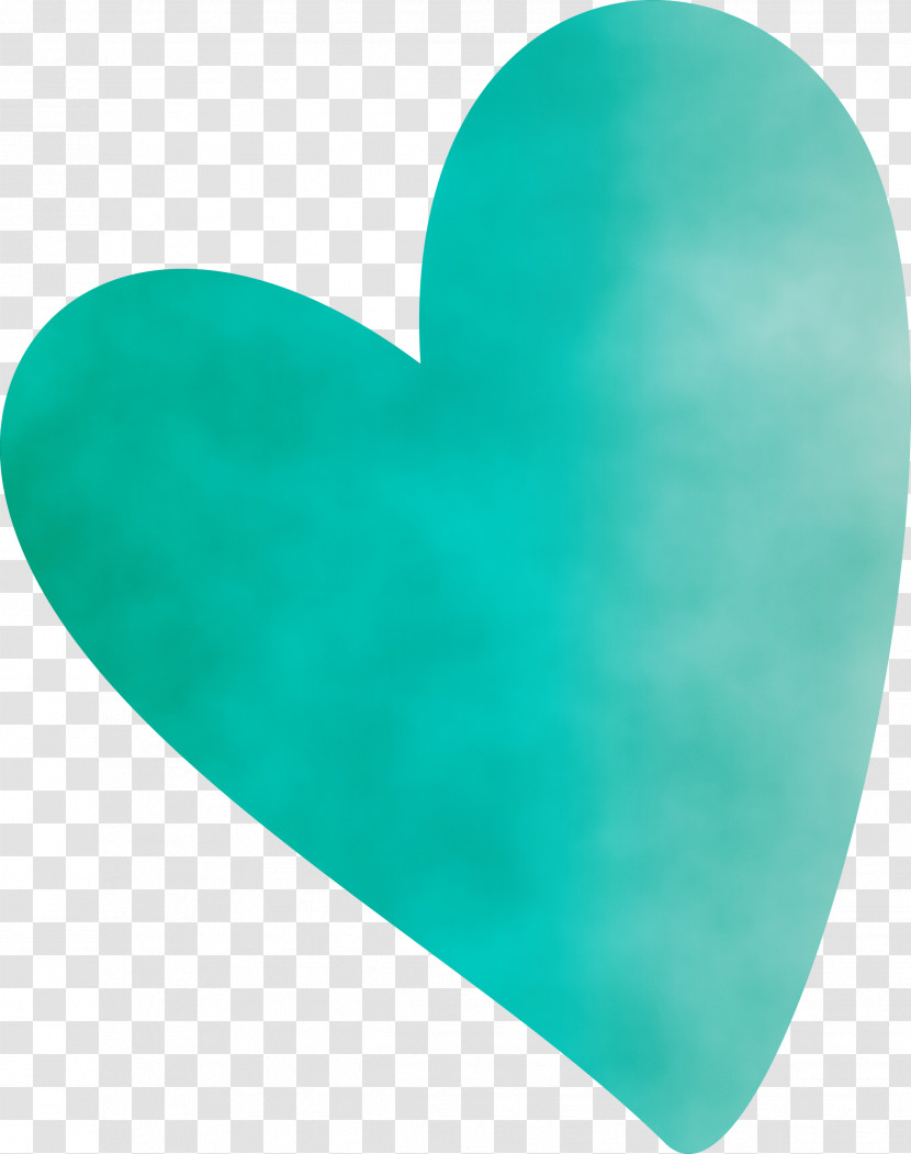 Green Turquoise Heart M-095 M-095 Transparent PNG
