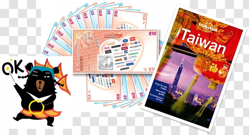 Lonely Planet Taiwan Guidebook Poster Graphic Design - Travel Voucher Transparent PNG