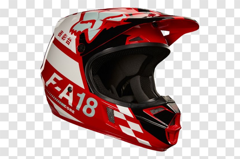 Motorcycle Helmets Fox Racing Motocross - Helmet - Honda Phantom Transparent PNG