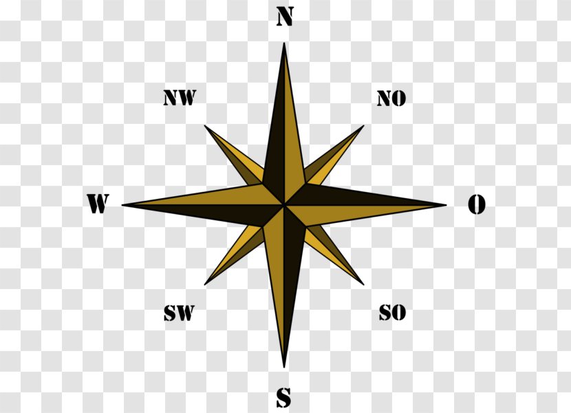Compass Rose Wind Drawing Clip Art - Triangle Transparent PNG