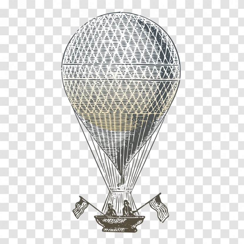 Hot Air Balloon Travel Clip Art - Boat Under The Big Ball Transparent PNG