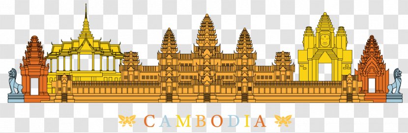 Angkor Wat Landmark Tourist Attraction Transparent PNG
