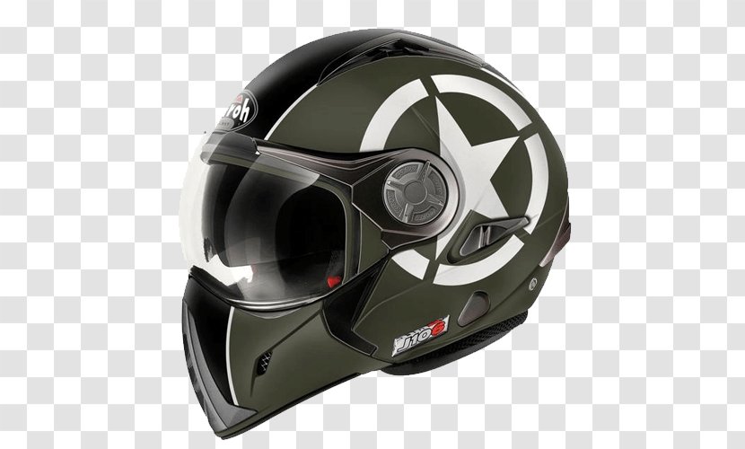 Motorcycle Helmets AIROH Jet-style Helmet - Cafe Racer Transparent PNG