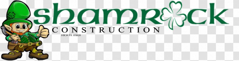 Shamrock Construction Inc Logo Tree Brand - Text Transparent PNG
