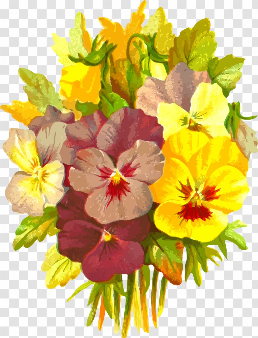 Flower Clip Art - Viola - Pansy Transparent PNG