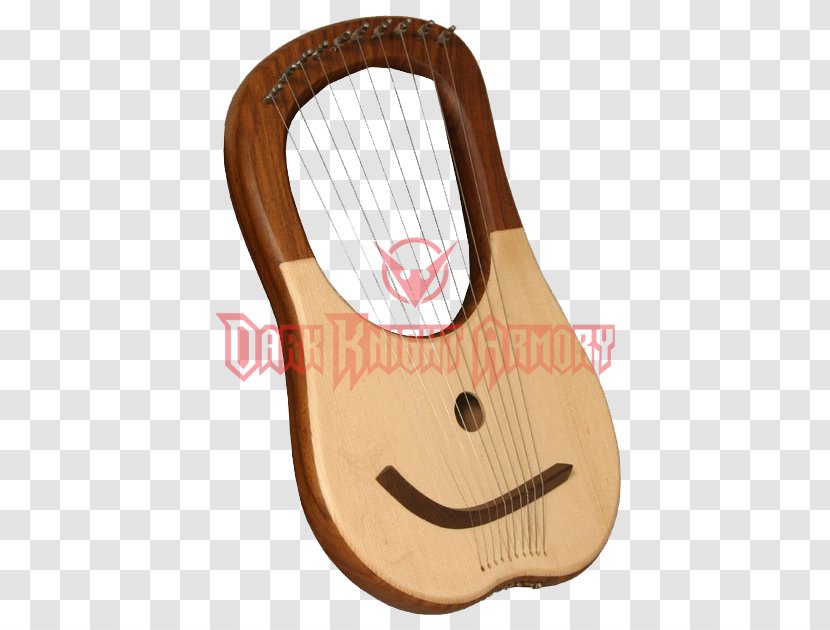 Lyre Celtic Harp String Instruments Musical - Heart Transparent PNG