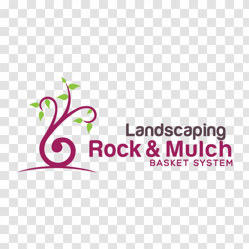 Logo Brand Pink M Font - Petal - Rock Garden Transparent PNG