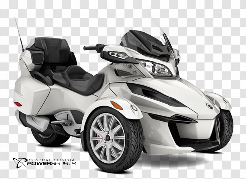 BRP Can-Am Spyder Roadster Motorcycles Bombardier Recreational Products Touring Motorcycle - Automotive Design Transparent PNG