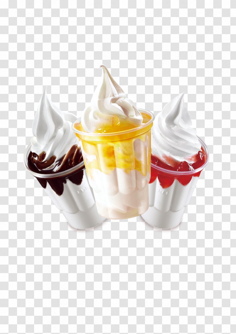 Ice Cream Maker Sundae Frozen Yogurt Parfait - Sauce Transparent PNG