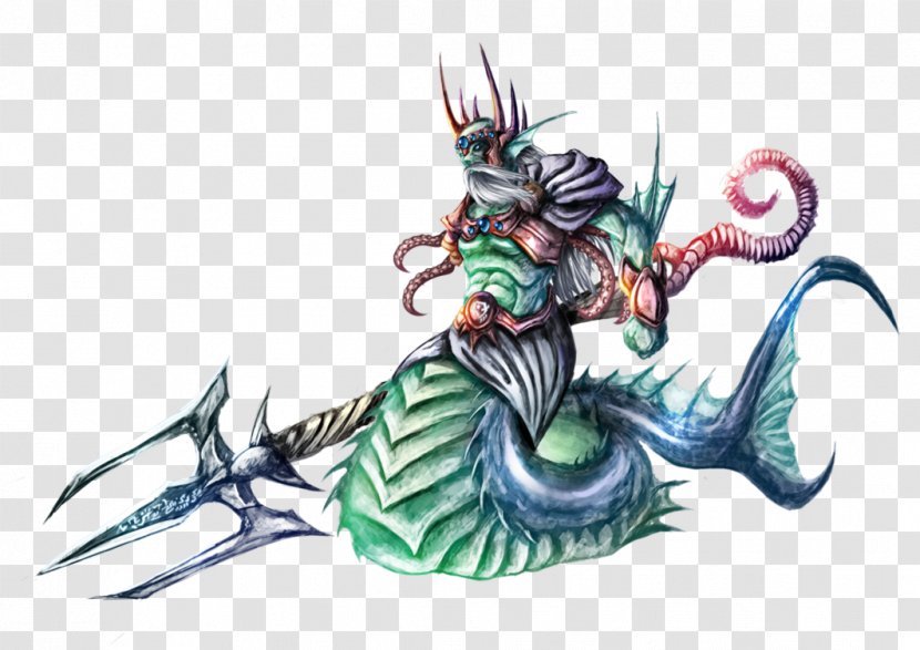 Poseidon Dragon Greek Sea Gods Mythology Neptune - Fictional Character Transparent PNG