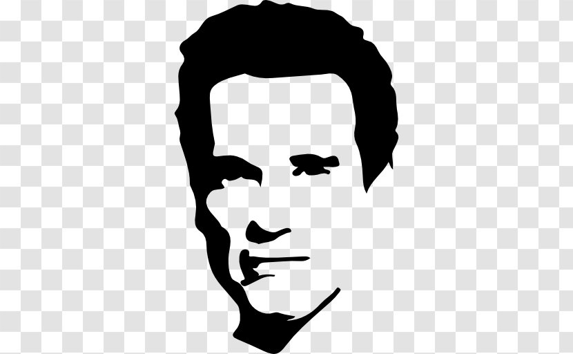 Arnold Schwarzenegger Red Heat Stencil Drawing Silhouette Transparent PNG