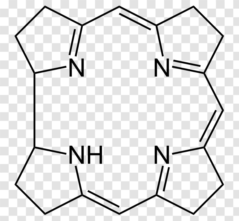 Corrinoid Pyrrole Porphyrin Cobalamin - White - Rectangle Transparent PNG