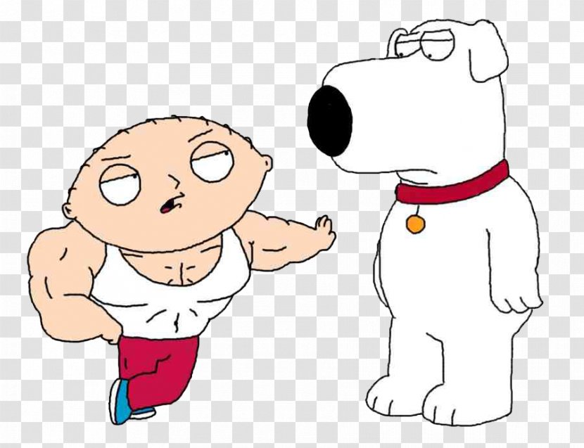 Stewie Griffin Brian Peter & Muscle - Silhouette - Frame Transparent PNG