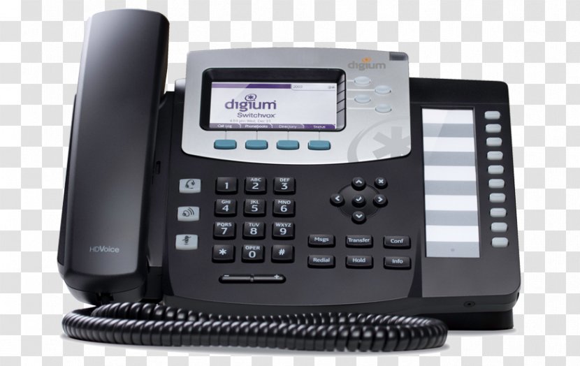 Digium D50 VoIP Phone D40 Telephone Transparent PNG