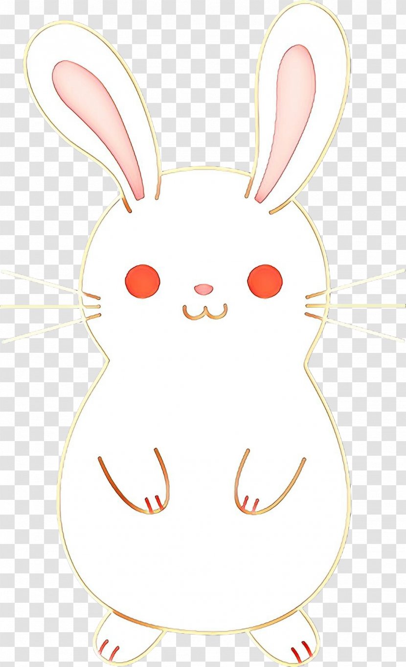 Domestic Rabbit Hare Easter Bunny Clip Art Illustration - Snout Transparent PNG