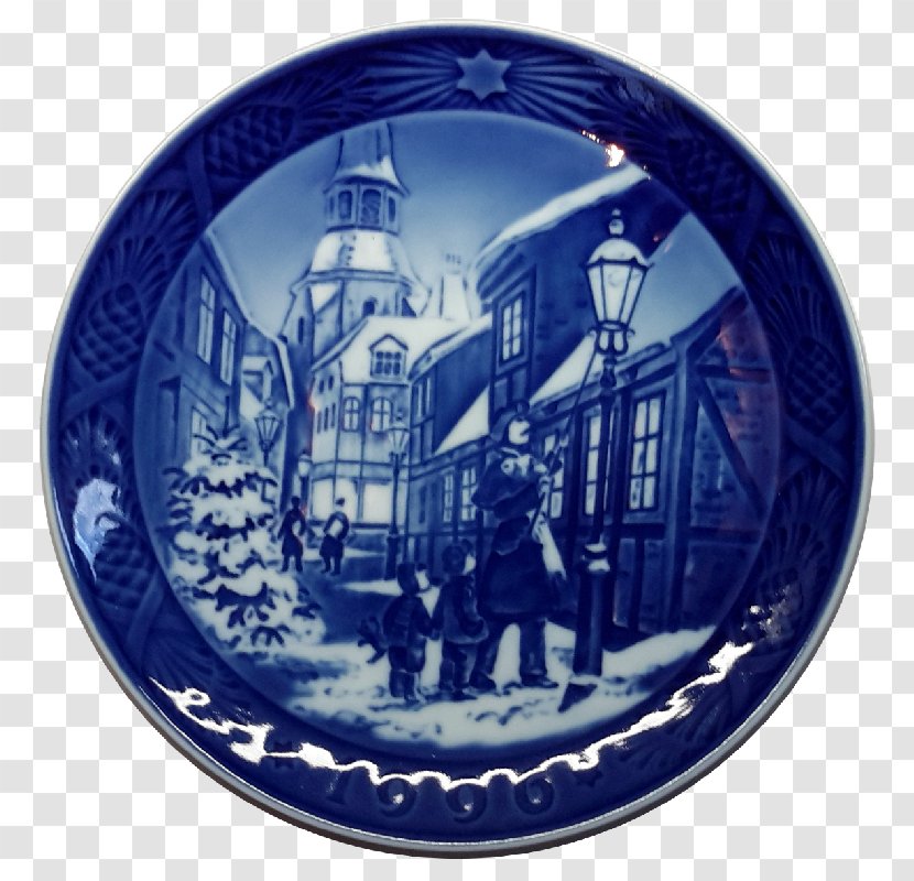 Plate Royal Copenhagen Tableware Porcelain Blue And White Pottery Transparent PNG