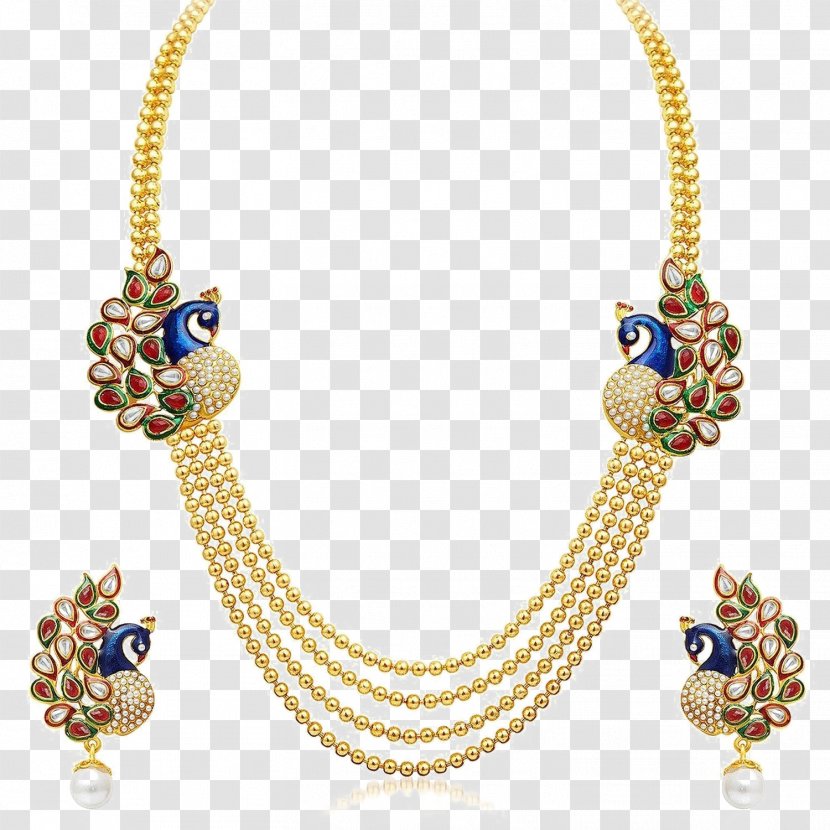 Amazon.com Earring Jewellery Necklace - Gold Transparent PNG