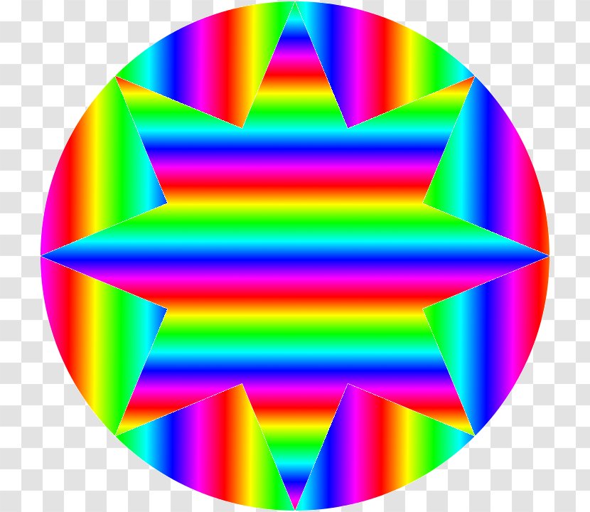 Color Gradient Art Octagram - Octagon - Circle Transparent PNG