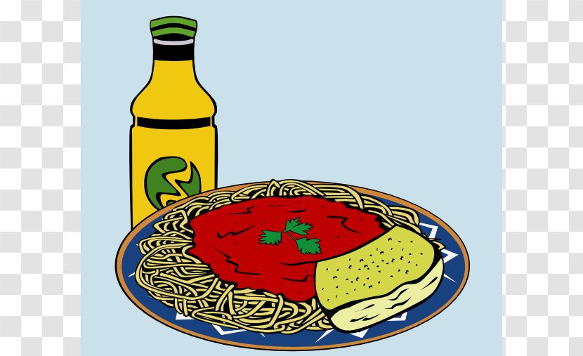 Spaghetti With Meatballs Pasta Marinara Sauce Italian Cuisine Garlic Bread - Ff Cliparts Transparent PNG
