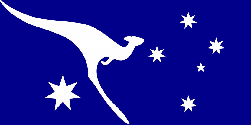Flag Of Australia Canton The United Kingdom - Organism - Kangaroo Transparent PNG