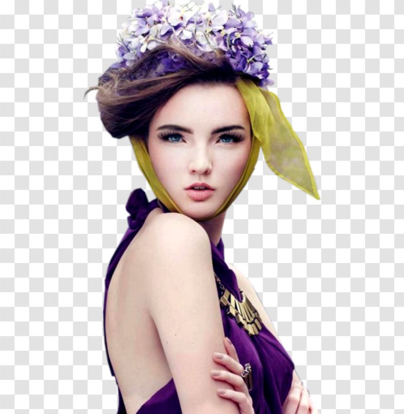 Flower Photography Headpiece Fashion Floral Design - Sweet Violet Transparent PNG