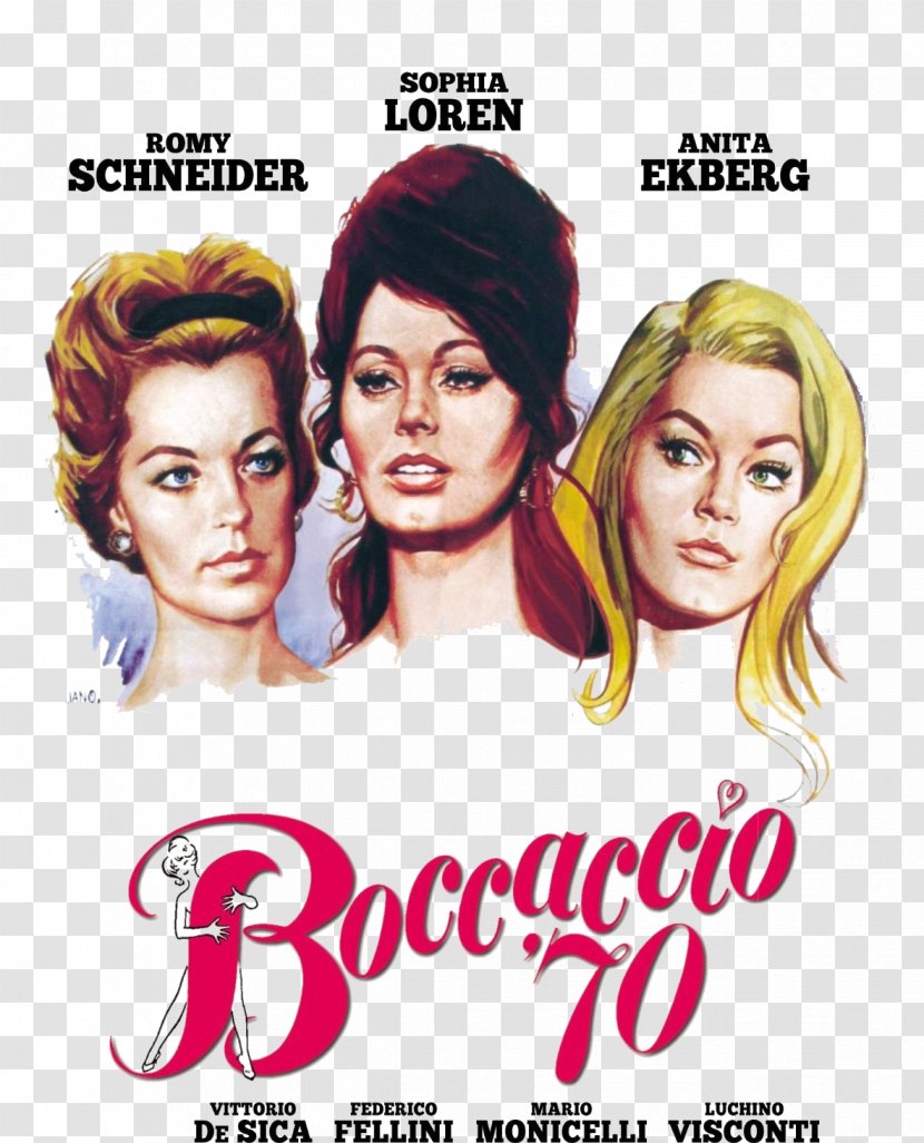 Sophia Loren Anita Ekberg Boccaccio '70 Blu-ray Disc Film - Flower - Italy Transparent PNG