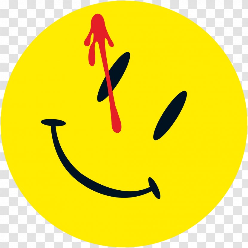 Watchmen Rorschach Smiley Comics Graphic Novel - Yellow Transparent PNG