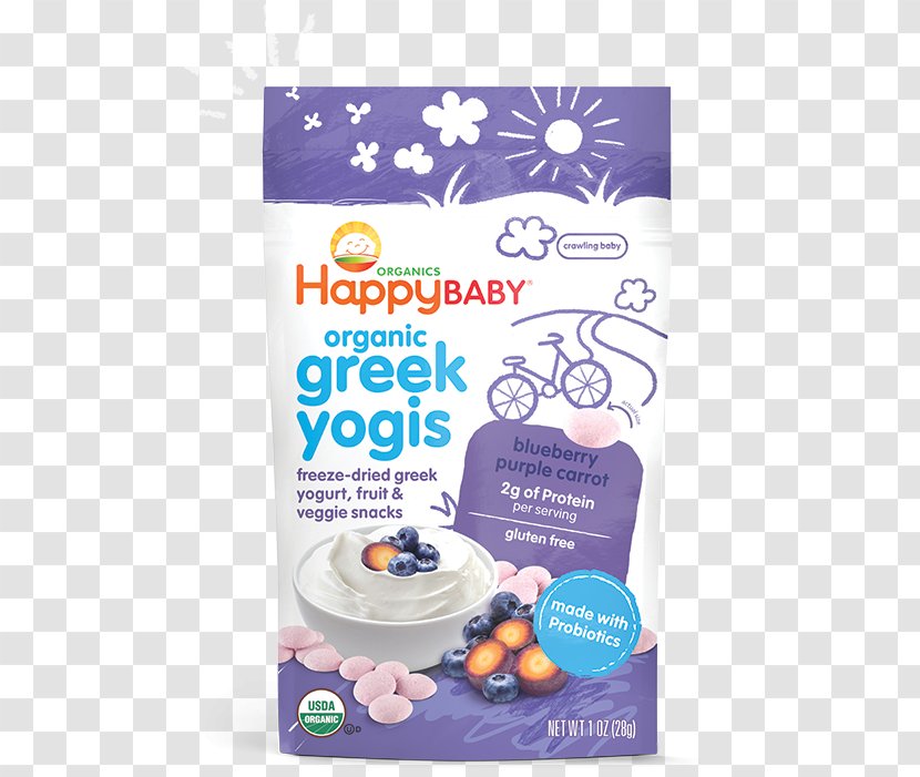 Organic Food Greek Cuisine Baby Happy Family - Additive - Blueberry Transparent PNG