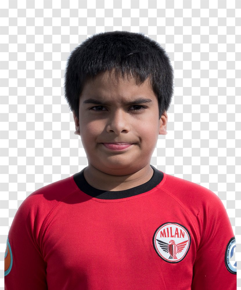 T-shirt Forehead Cheek Adolescence Football Player - Tshirt Transparent PNG