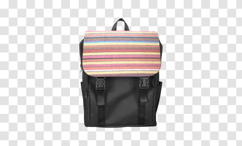 Messenger Bags Pocket Zipper Textile - School - Striped Material Transparent PNG