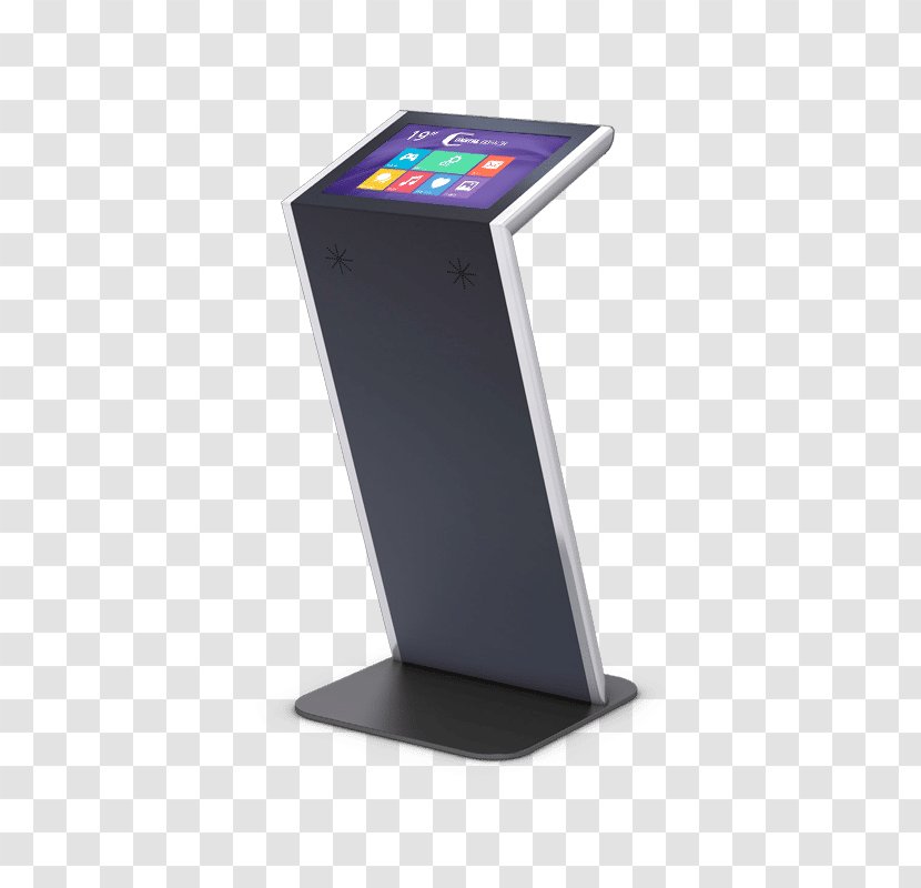 Interactive Kiosks Multimedia Digital Signs Billboard Information Transparent PNG