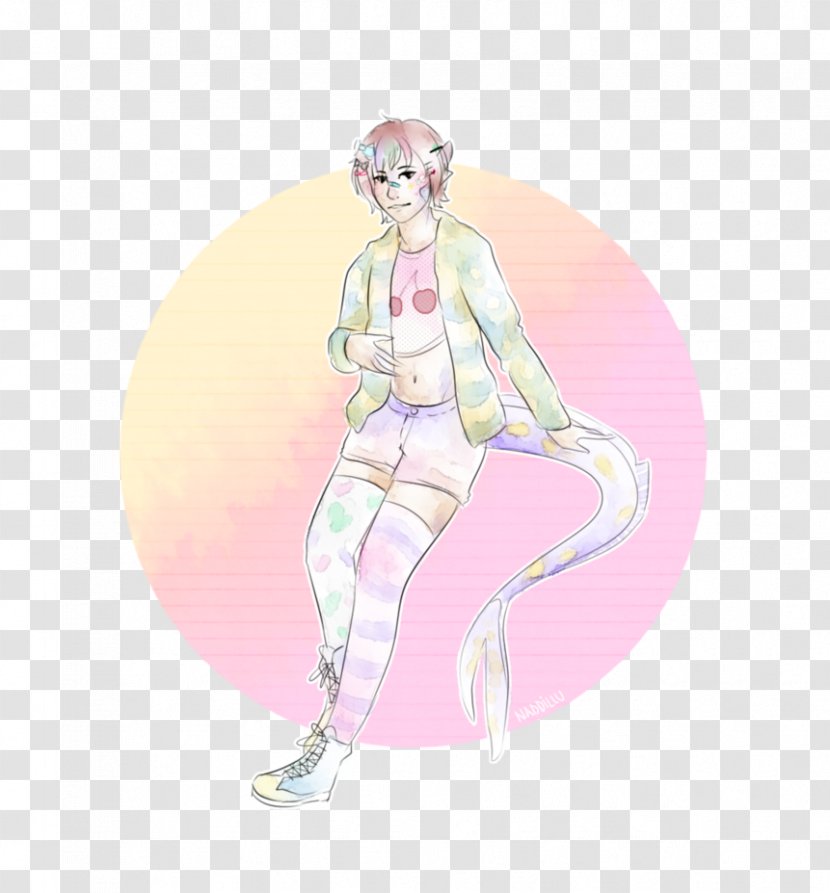 Muscle Pink M Homo Sapiens RTV - Watercolor - Naddi Transparent PNG