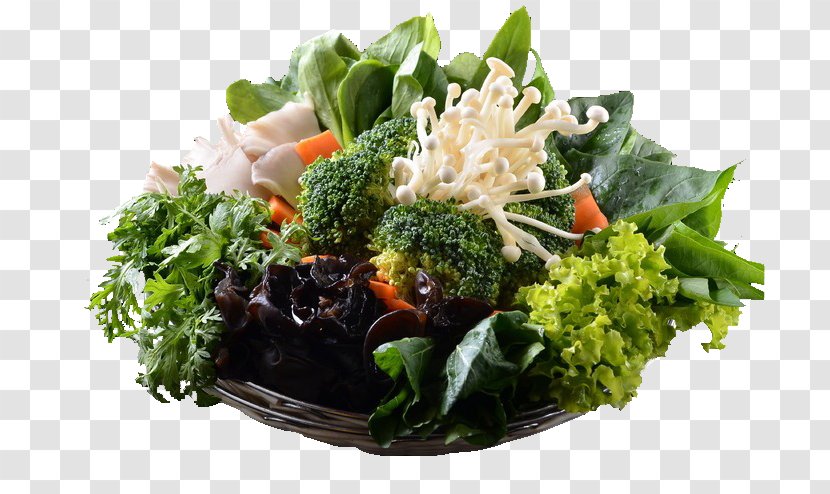 Juice Hot Pot Vegetarian Cuisine Broccoli Vegetable - Salad - Fight Transparent PNG