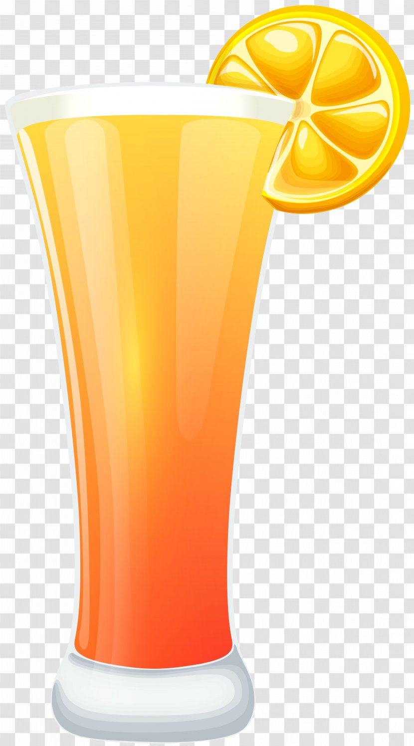 Ready-to-Use Art Nouveau Initials Clip - Cocktail Garnish - Orange Juice Transparent PNG