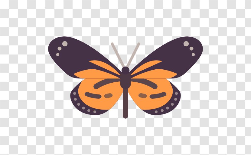 Monarch Butterfly Brush-footed Butterflies Insect - Icon Transparent PNG
