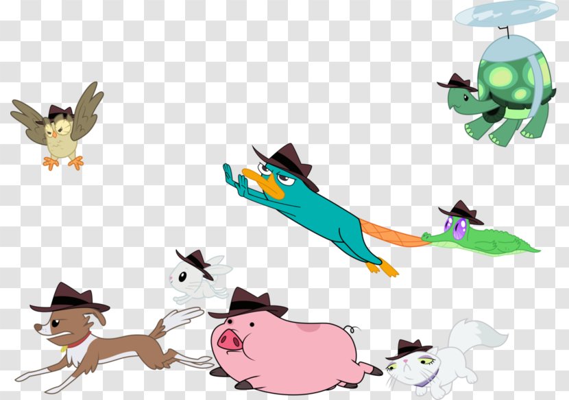Perry The Platypus Phineas Flynn Ferb Fletcher Major Francis Monogram Crossover - Deviantart - And Transparent PNG