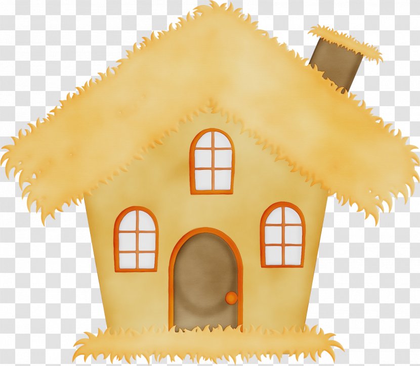 Yellow House Arch Architecture Roof - Hut - Building Transparent PNG