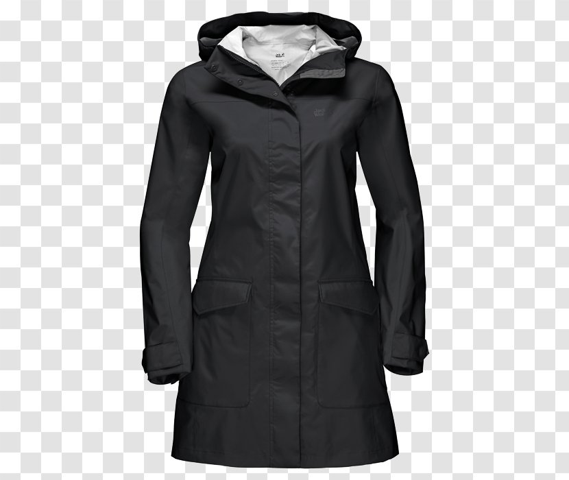 Overcoat Jacket Jack Wolfskin Womens Crosstown Raincoat Transparent PNG