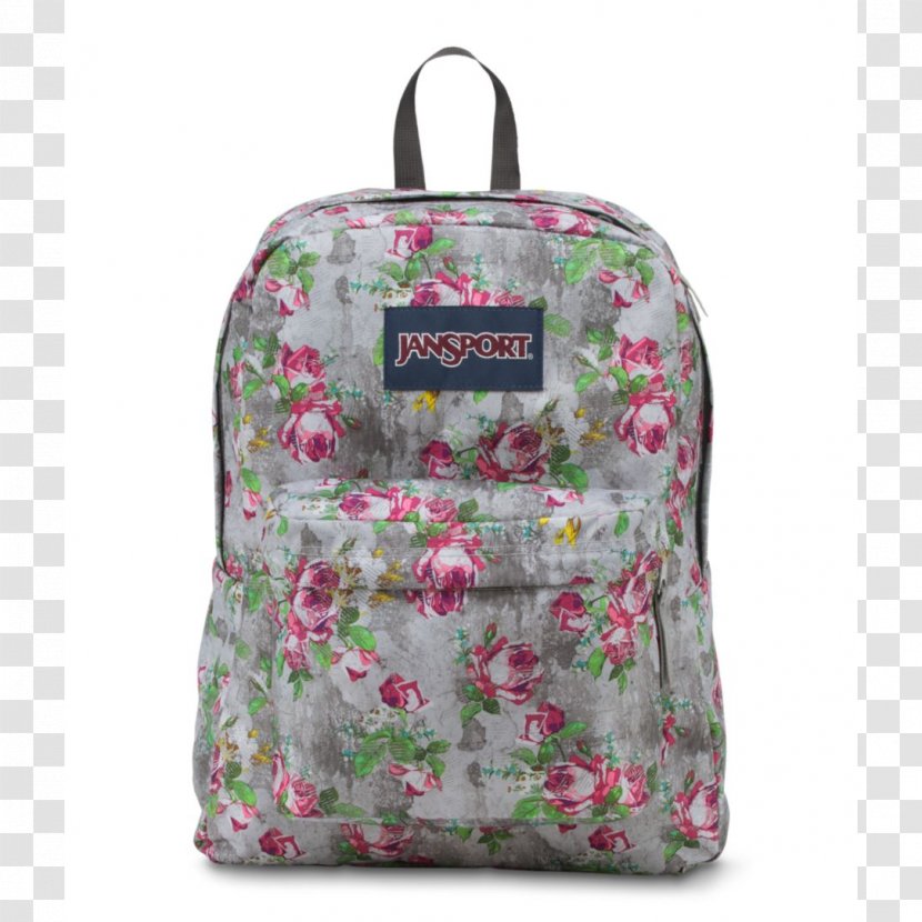 JanSport SuperBreak Backpack Bag High Stakes - Jansport Half Pint Transparent PNG