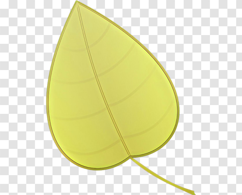 Yellow Leaf Circle Transparent PNG