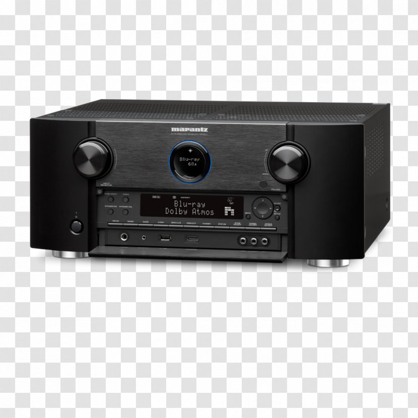 AV Receiver Marantz Audio Video Component Black Sr SR7010 Home Theater Systems - Electronics - Hi-fi Transparent PNG