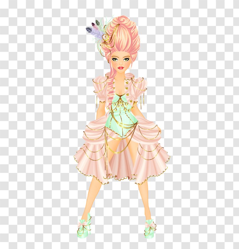 Fairy Human Hair Color Doll Child - Watercolor Transparent PNG