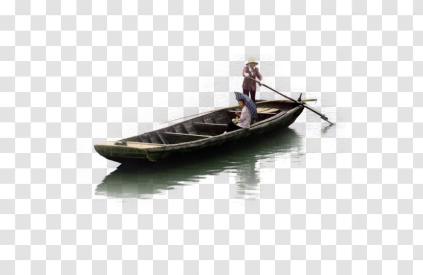 Ferry Boat Icon - Watercraft Rowing - Wooden Ship Transparent PNG